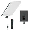 Digitek (DPL 19) Ultra Slim Bi-Color 80W LED Panel Light, 2700K-6500K, 480 LEDs, 180° Rotation, Dimmable, Remote Control, ABS Body for Studio & Content Creation