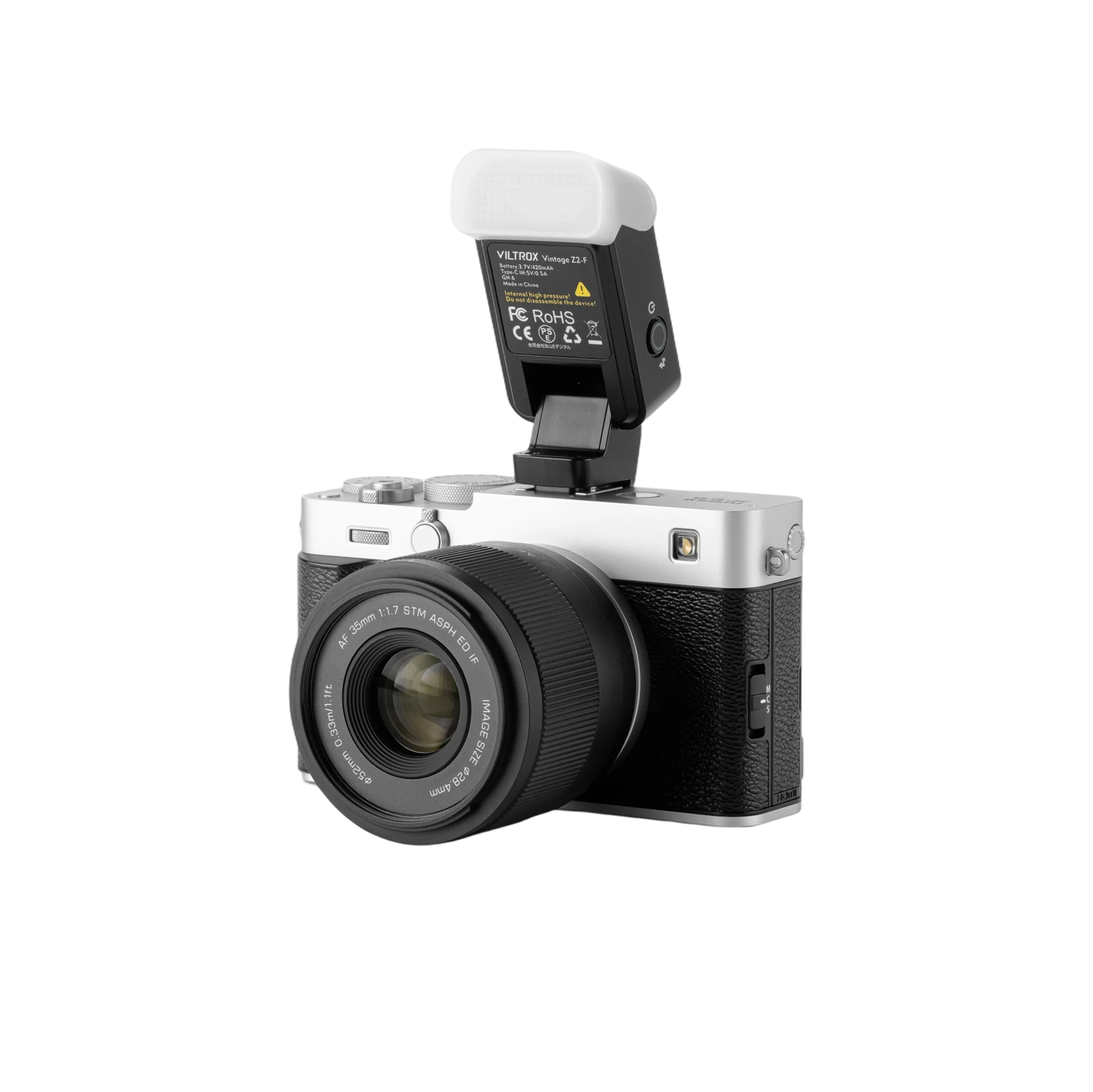 Vintage Z2 Mini TTL On-Camera Flash for Fujifilm Cameras