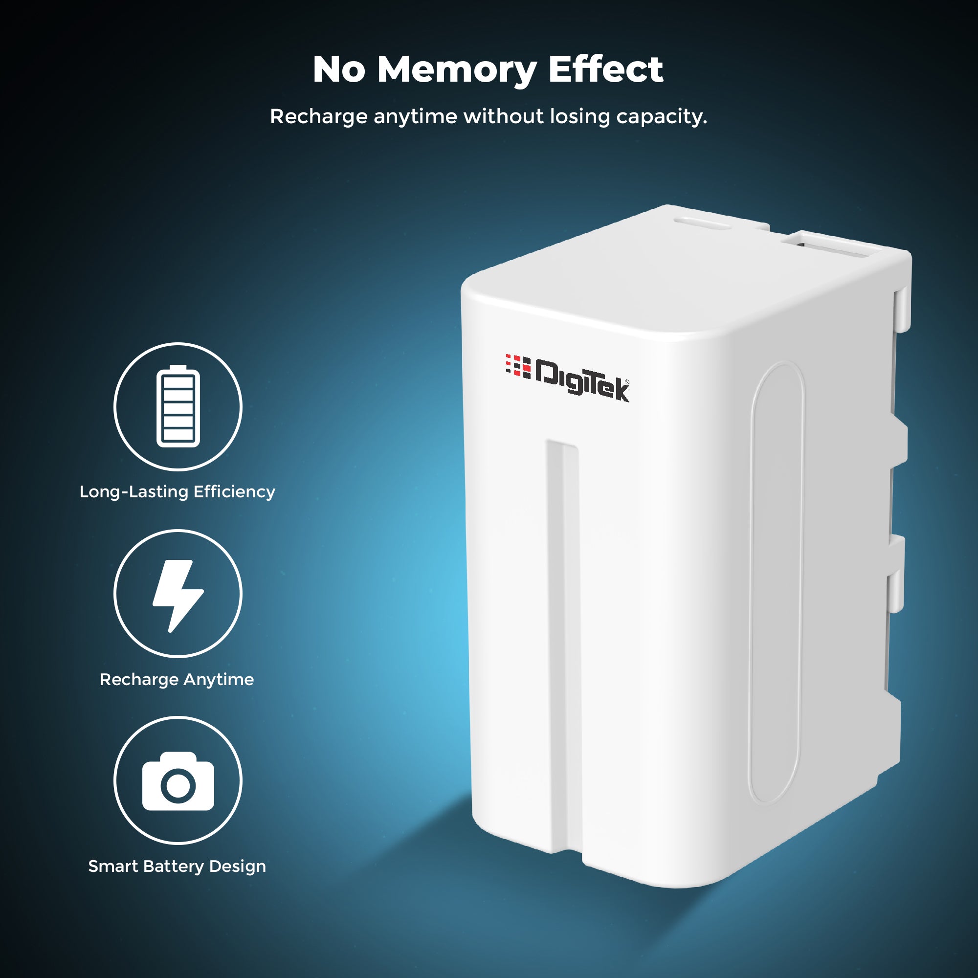 Digitek (NP-F970 C USB) 12000mAh Li-ion Rechargeable Battery for Sony