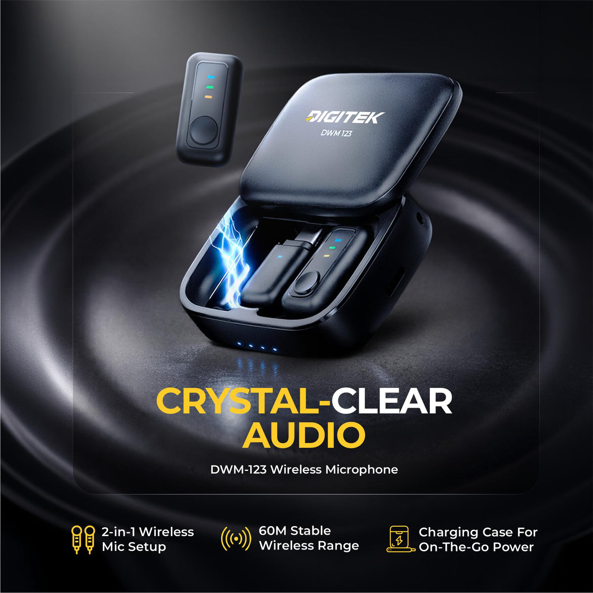 Creators Special Kit 3 - Wireless Mic + Ring Light with Stand