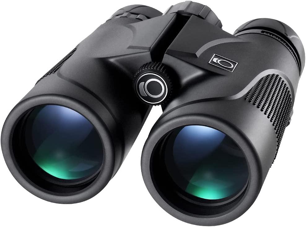 K&F Concept 10X42 Binoculars, Roof Prism Waterproof High-Powered Binoculars Telescope with Low Light Night Vision for Adults and Kids, Lightweight for Bird Watching, Hunting, Hiking, Outdoor Sports - Digitek