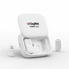 Digitek (DWM 123) 2-in-1 Wireless Microphone System with Charging Case & Magnetic Collar Clip, Type-C Receiver for iPhone 15 & Above, Android Phones, 60m Range, Build in Microphone, For Creators and Vloggers (White)