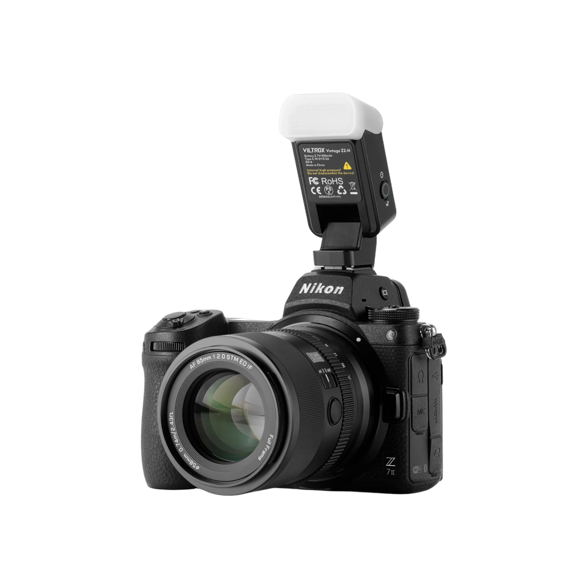 Vintage Z2 Mini TTL On-Camera Flash for Nikon Cameras