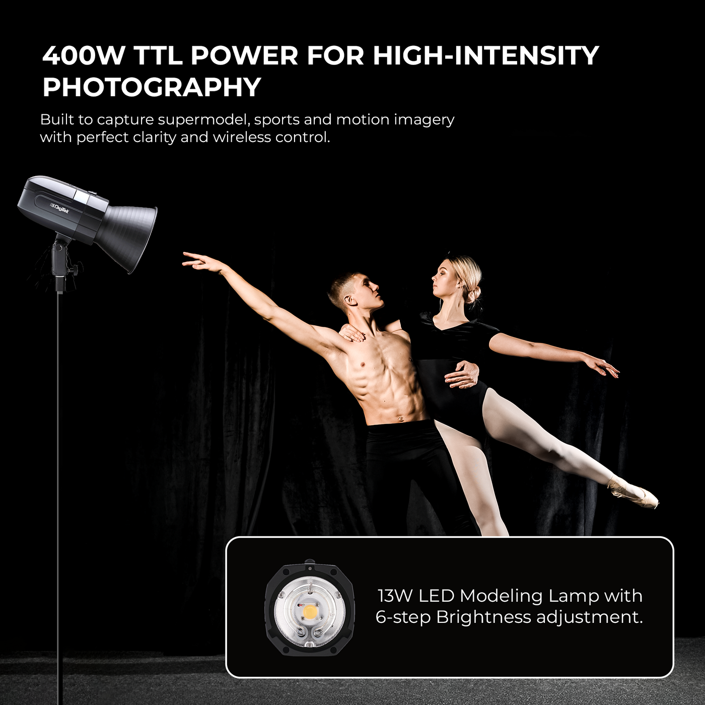 Buy Digitek Flash DFL-400 TTL Flash Strobe Light Online
