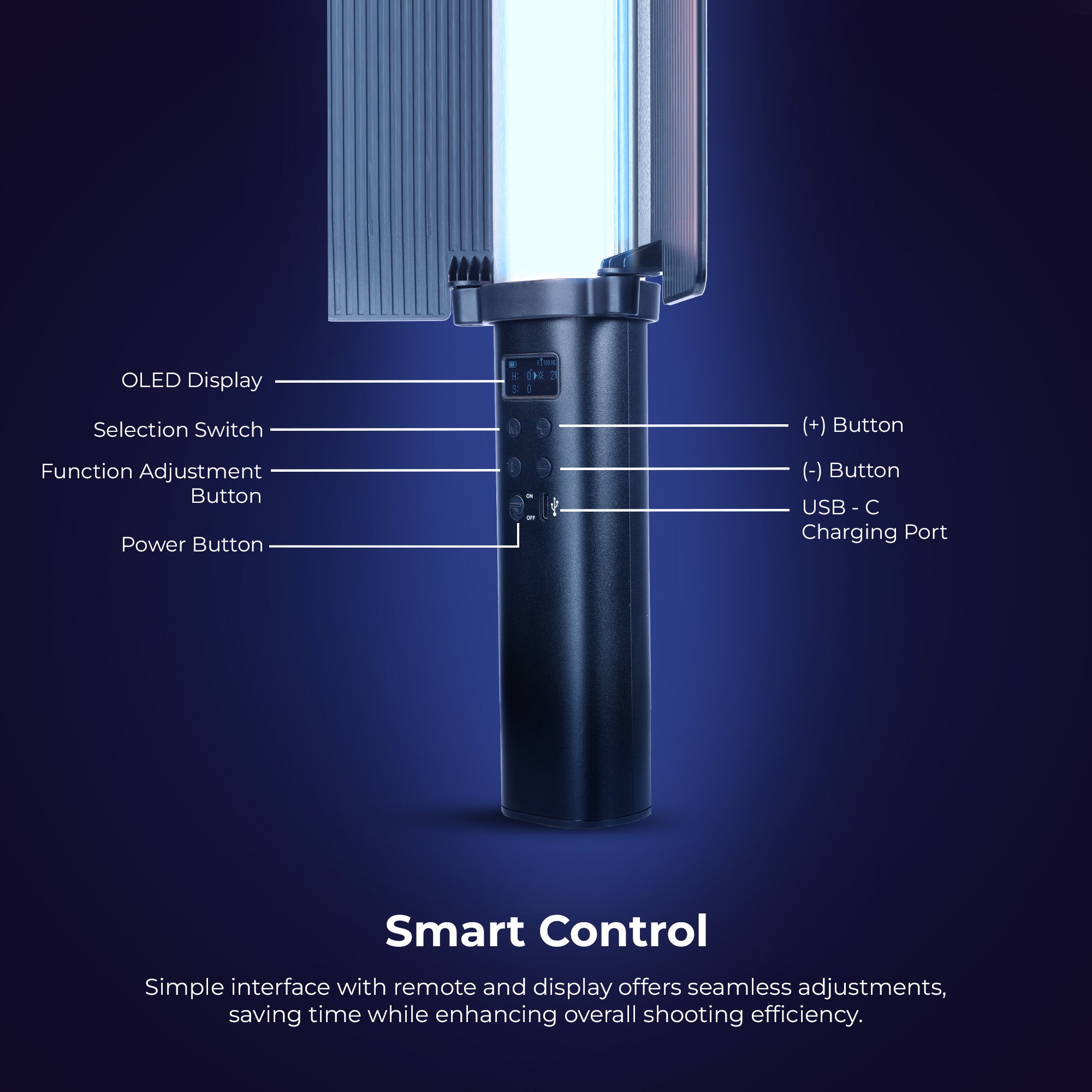 Buy Digitek (DSL 555 RGB) Portable 38W Handheld LED Stick Light Wand