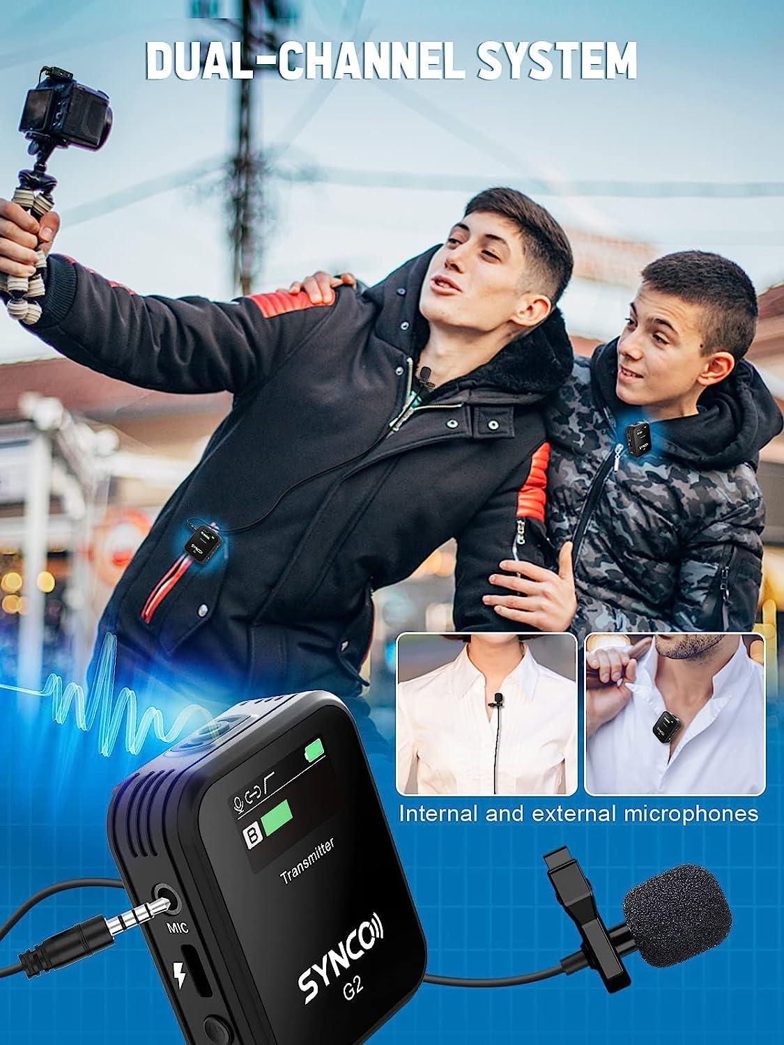 Buy SYNCO (G2 A2) 2.4 GHz Wireless Microphone SystemOnline Best Prices | Digitek