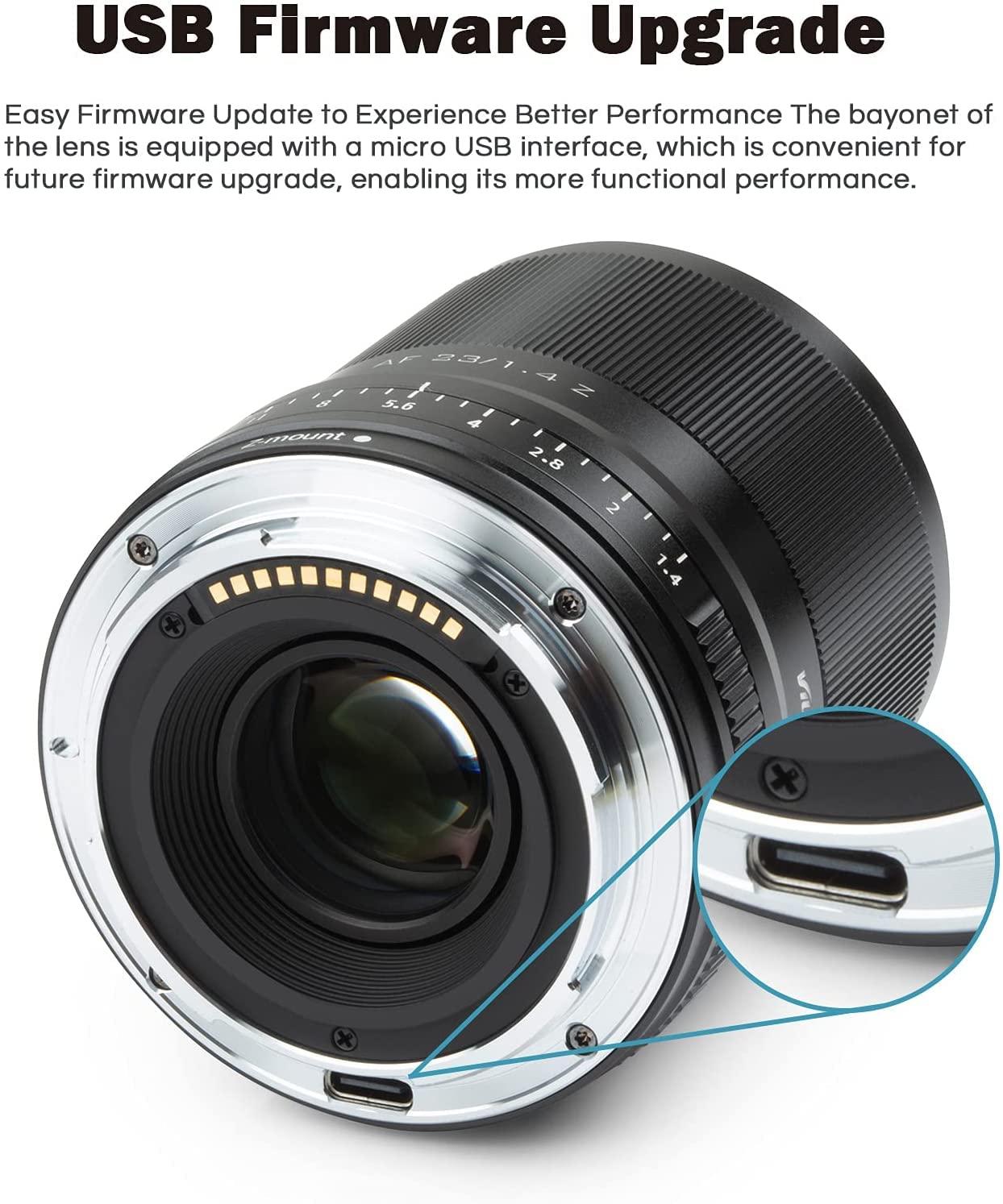 VILTROX 23mm F1.4 Auto Focus Wide-Angle Lens, Compatible with APS-C Nikon Z-Mount Mirrorless Camera Z fc Z50 Z5 Z6 Z6 II Z7 Z7 II - Digitek