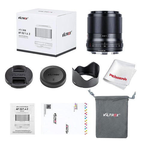 Viltrox 33mm F1.4 Autofocus Lens, Compatible with APS-C Nikon Z-Mount Mirrorless Camera Z fc Z50 Z5 Z6 Z6 II Z7 Z7 II - Digitek