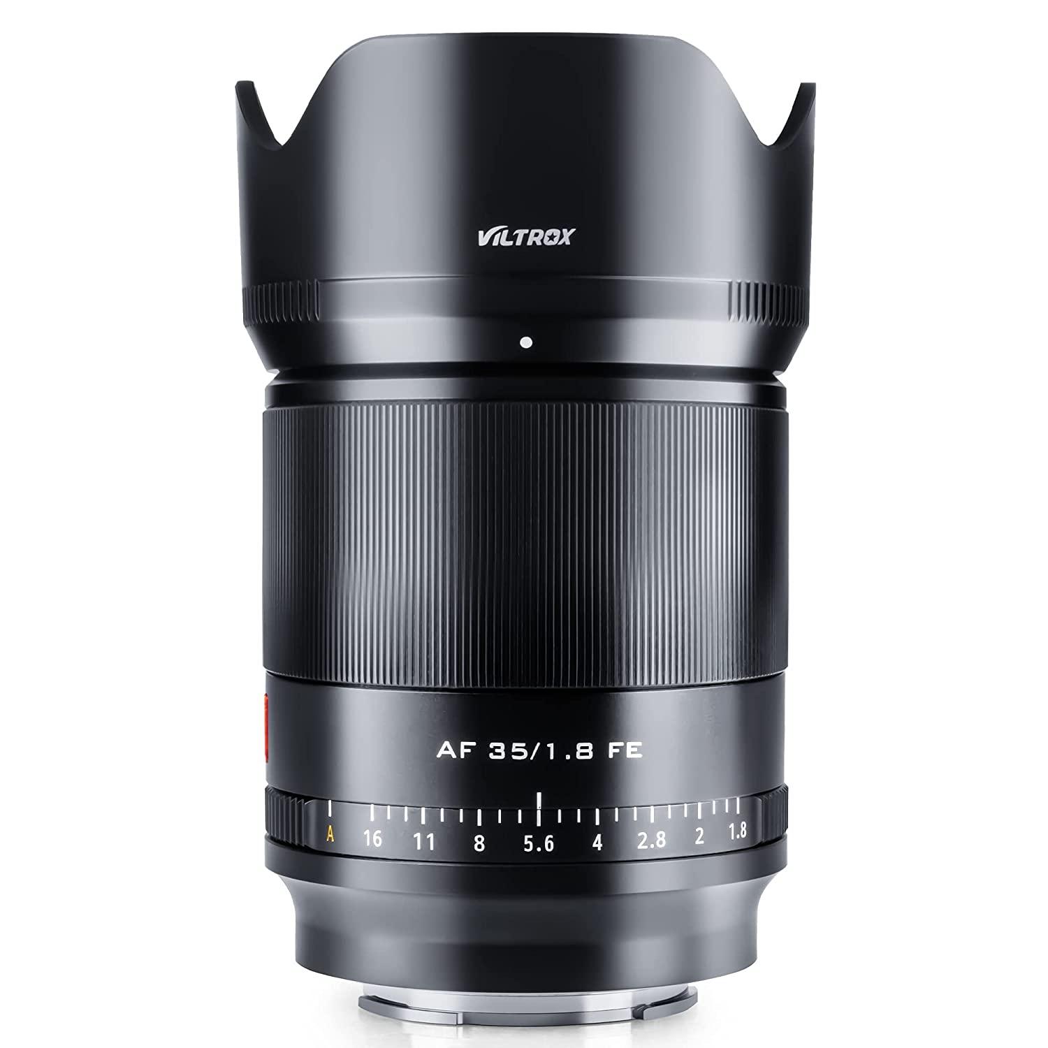 VILTROX 35mm f/1.8 Full Frame Lens for Sony E Mount, Auto Focus F1.8 FE Lens for Sony a7r iv a7 iii a7s iii a7r iii a6400 a6600 ZV-E10 (AF 35mm/1.8 FE) - Digitek