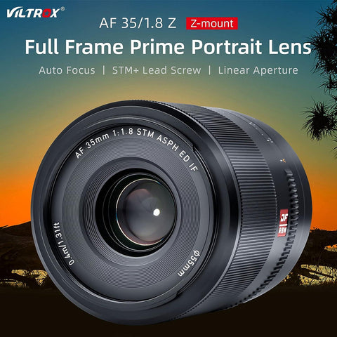 VILTROX 35mm f1.8 Nikon z Lens, Full Frame Z Mount Lens for Nikon Zfc Z5 Z6 Z7 II Z50 - Digitek