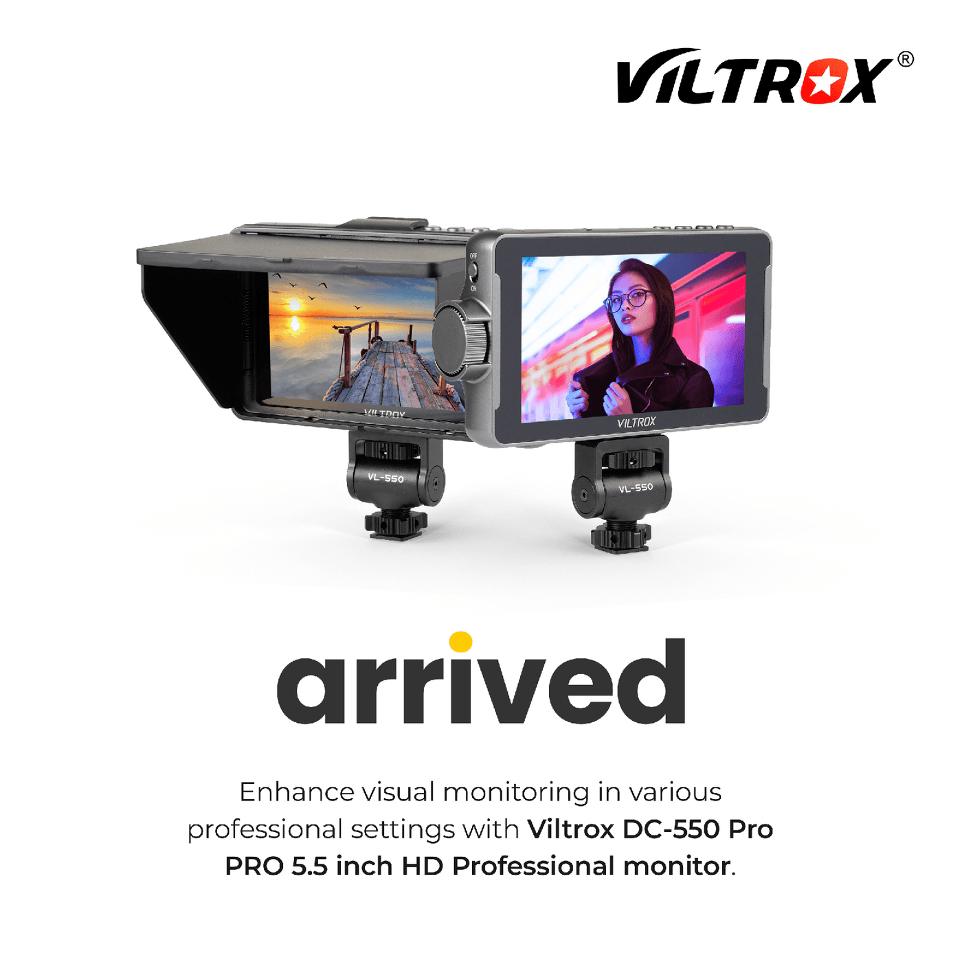 Viltrox DC-550 Pro 5.5" 1200-Nit 4K HDMI Camera Monitor