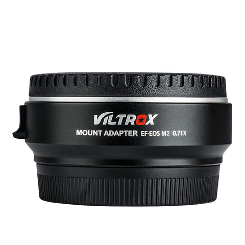 VILTROX EF-EOS M2 Lens Adapter 0.71x Speed Booster for Canon EF Lens to EOS EF-M Mirrorless Camera M3 M5 M6 M10 M50 M100 AF Auto Focus Reducer - Digitek