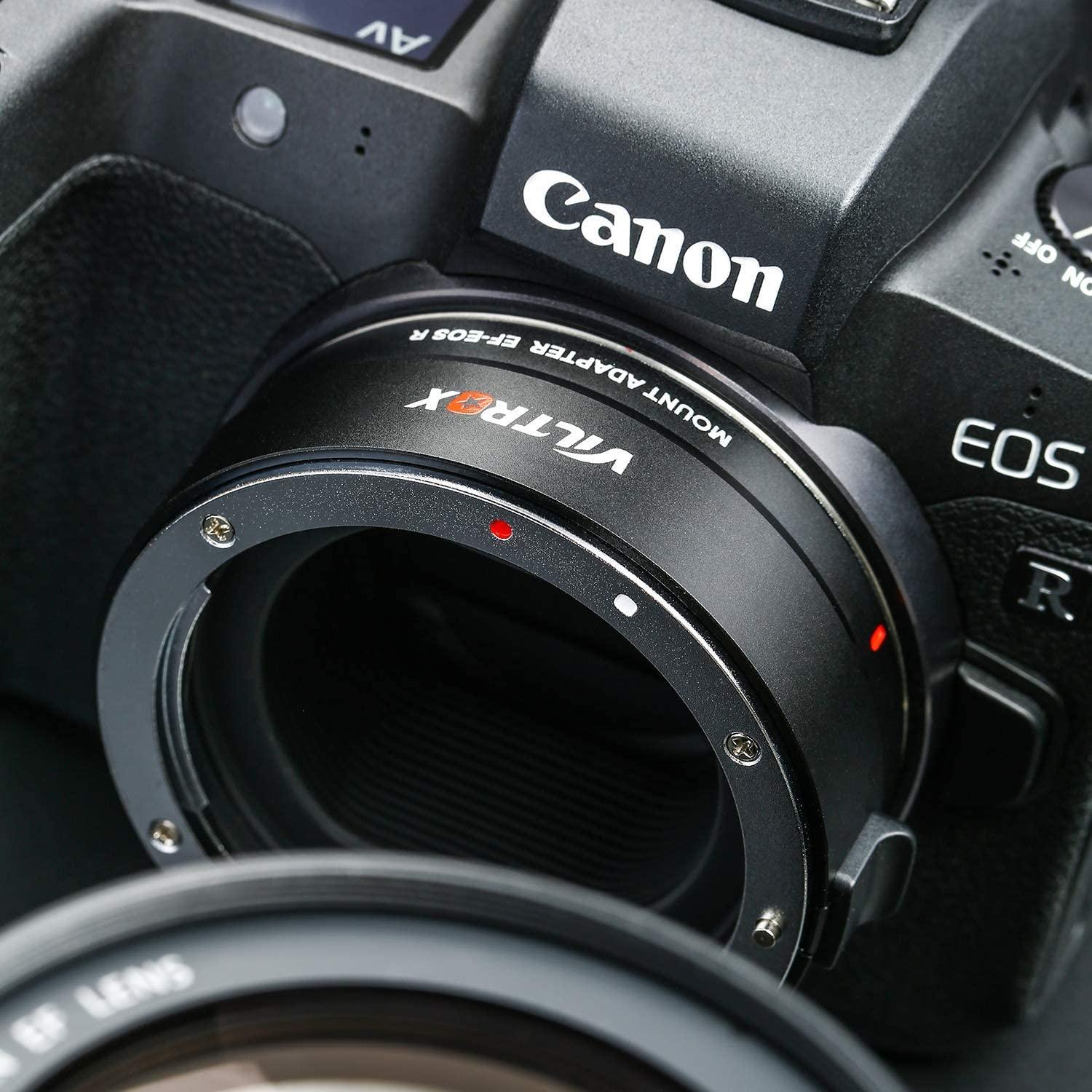 VILTROX EF-EOS R Lens Mount Auto Focus Adapter - for Canon EOS (EF/EF-S) D/SLR Lens to Canon EOS R - Digitek