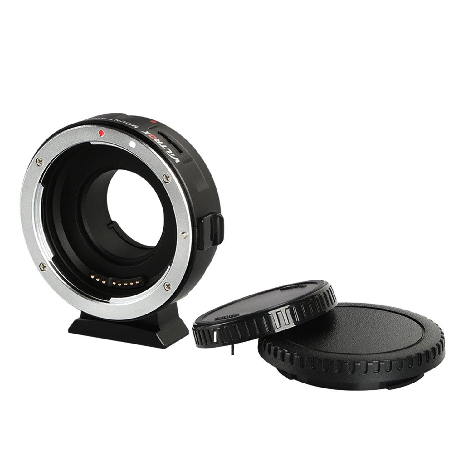 VILTROX EF-M1 Auto Focus Exif Lens Adapter for Canon EOS EF EF-S Lens to Micro Four Thirds EF-M43 cameras Camera GH4 GH5 GF6 GF1 GX1 GX7 E-M5 E-M10 E-PL5 - Digitek