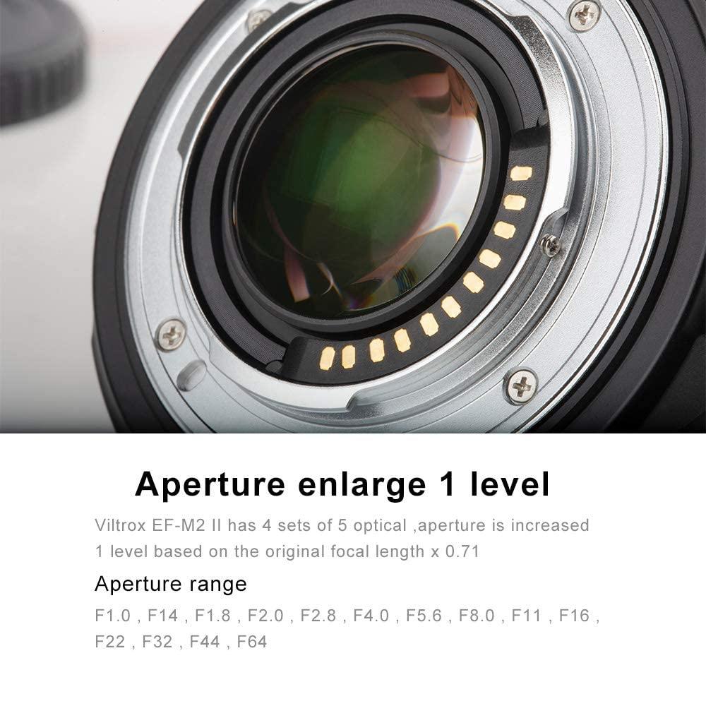 Viltrox Canon EF Lens to M43 MTF Mount Camera 0.71x Speed Viltrox Canon EF Lens to M43 MTF Mount Camera 0.71x Speed