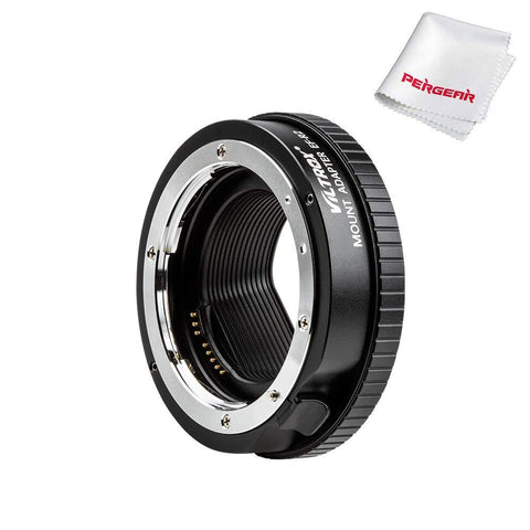 Viltrox EF-R2 Auto Focus Adjustment Lens Adapter Ring for Canon EF/EFS Seires Lenses to EOS R/RP Series Cameras with Pergear Cloth - Digitek