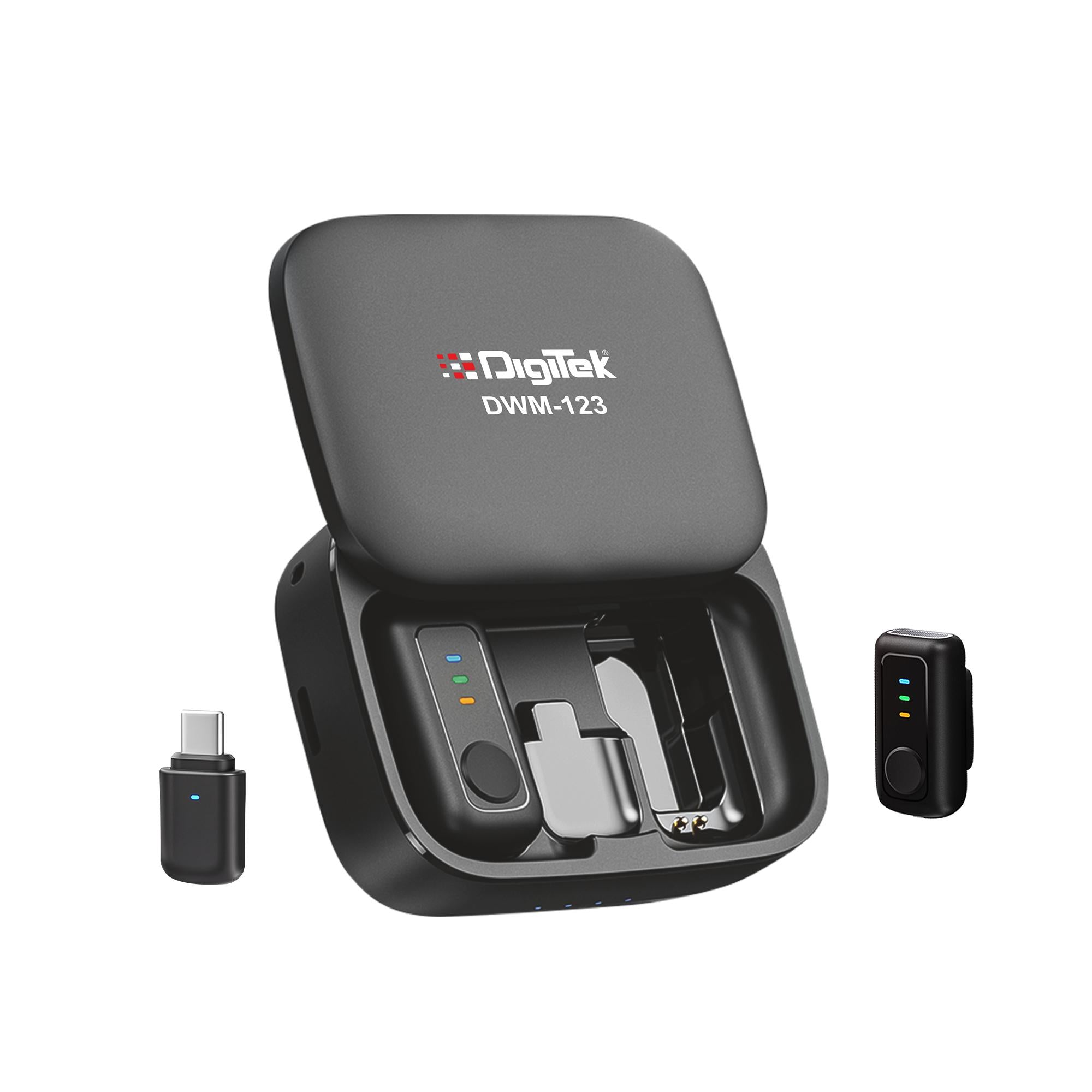 Digitek Wireless Microphone DWM-123 Black - Image 1
