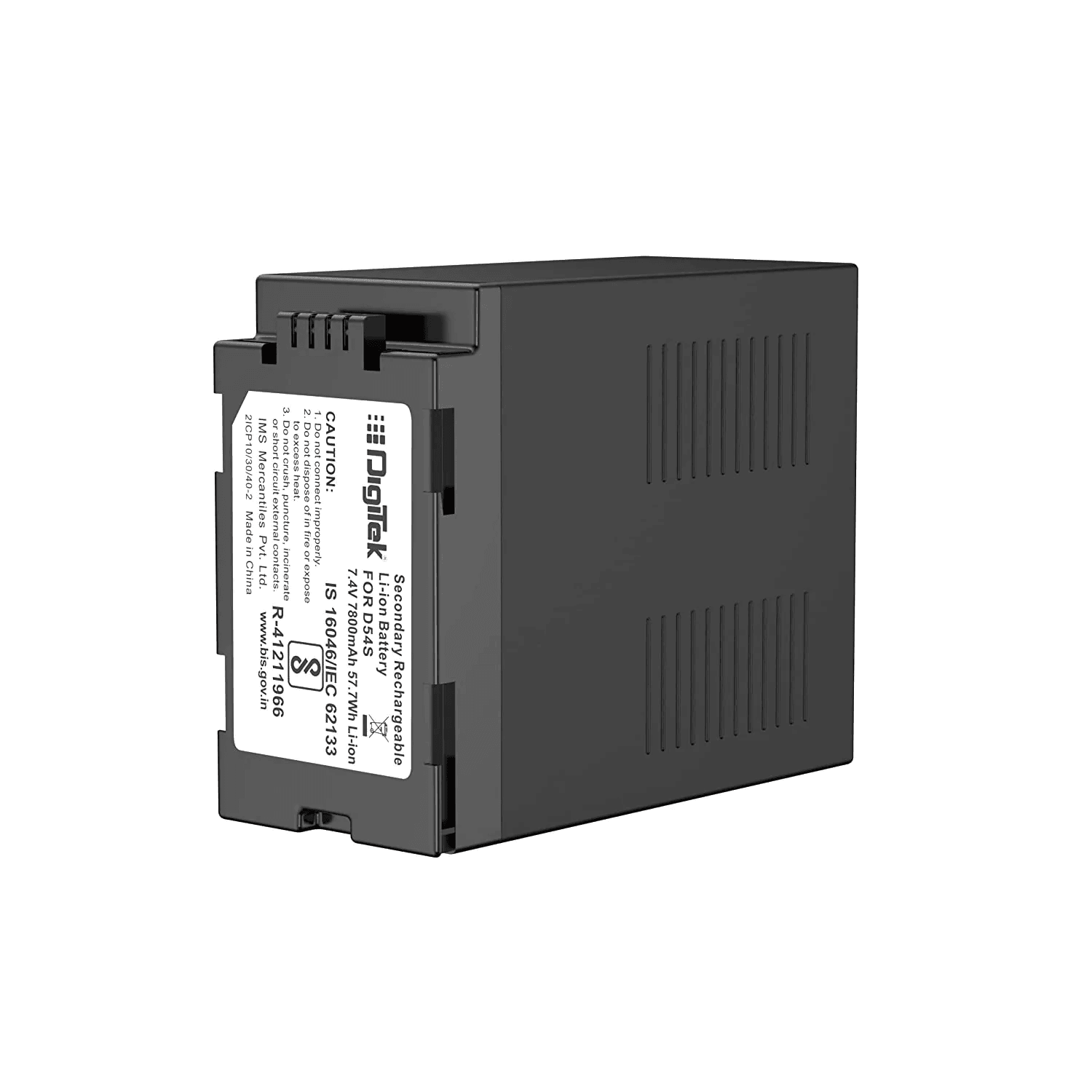 Digitek (D-54S) 7800 mAh 7.4V Secondary Rechargeable Lithium Ion Battery Pack - Digitek