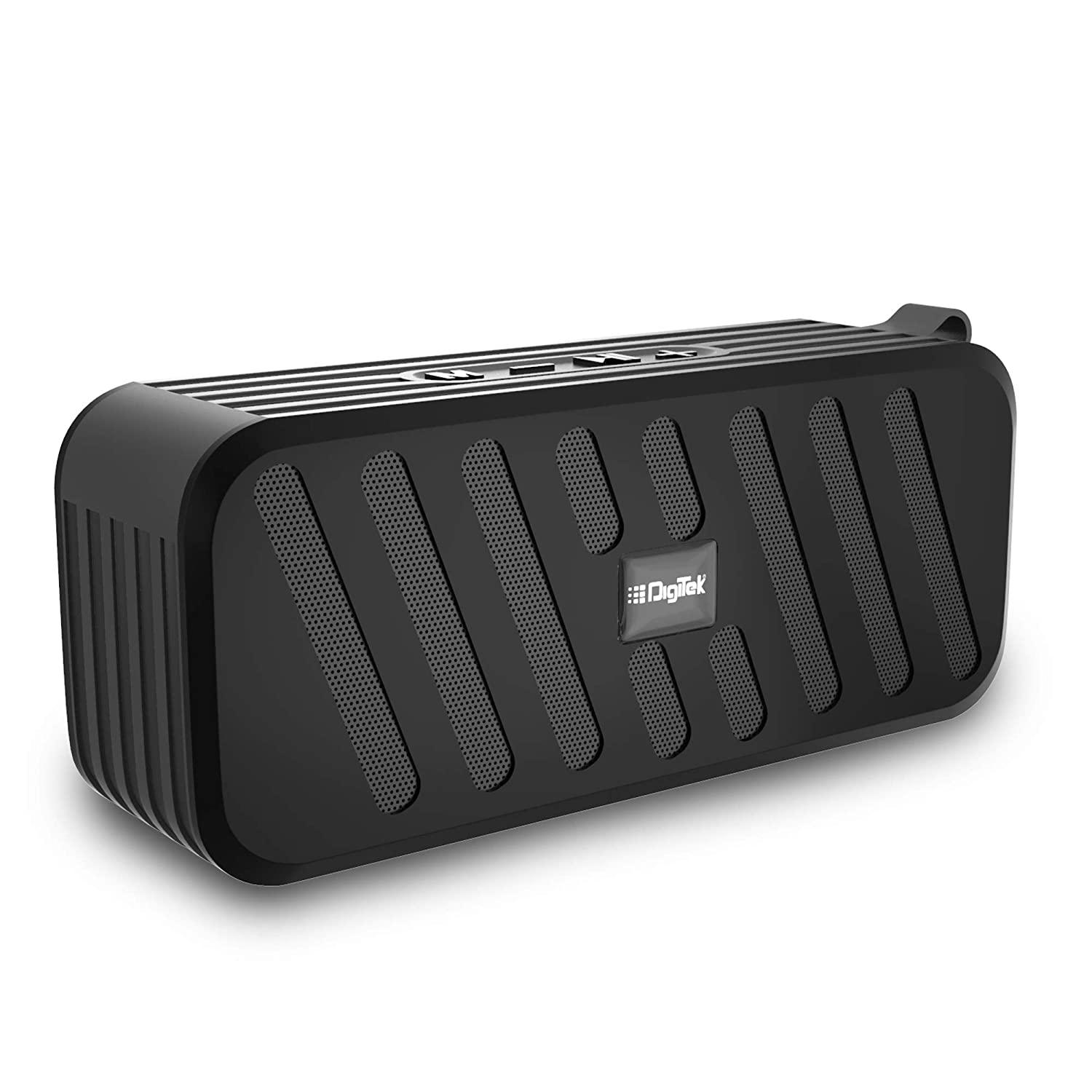 Digitek (DBS 028) Powerful & Portable Bluetooth 5.0 Wireless Speaker | with 10W HD Sound |TWS| in Built Mic | Upto 15 Hours Playtime (Black) (DBS 028) - Digitek