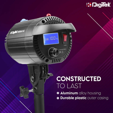 Digitek (DCL-150W) Continuous LED Photo/Video Light DCL-150W | Suitable for All Kinds of Small Production Photography / Power Saving & Environment Protection - Digitek