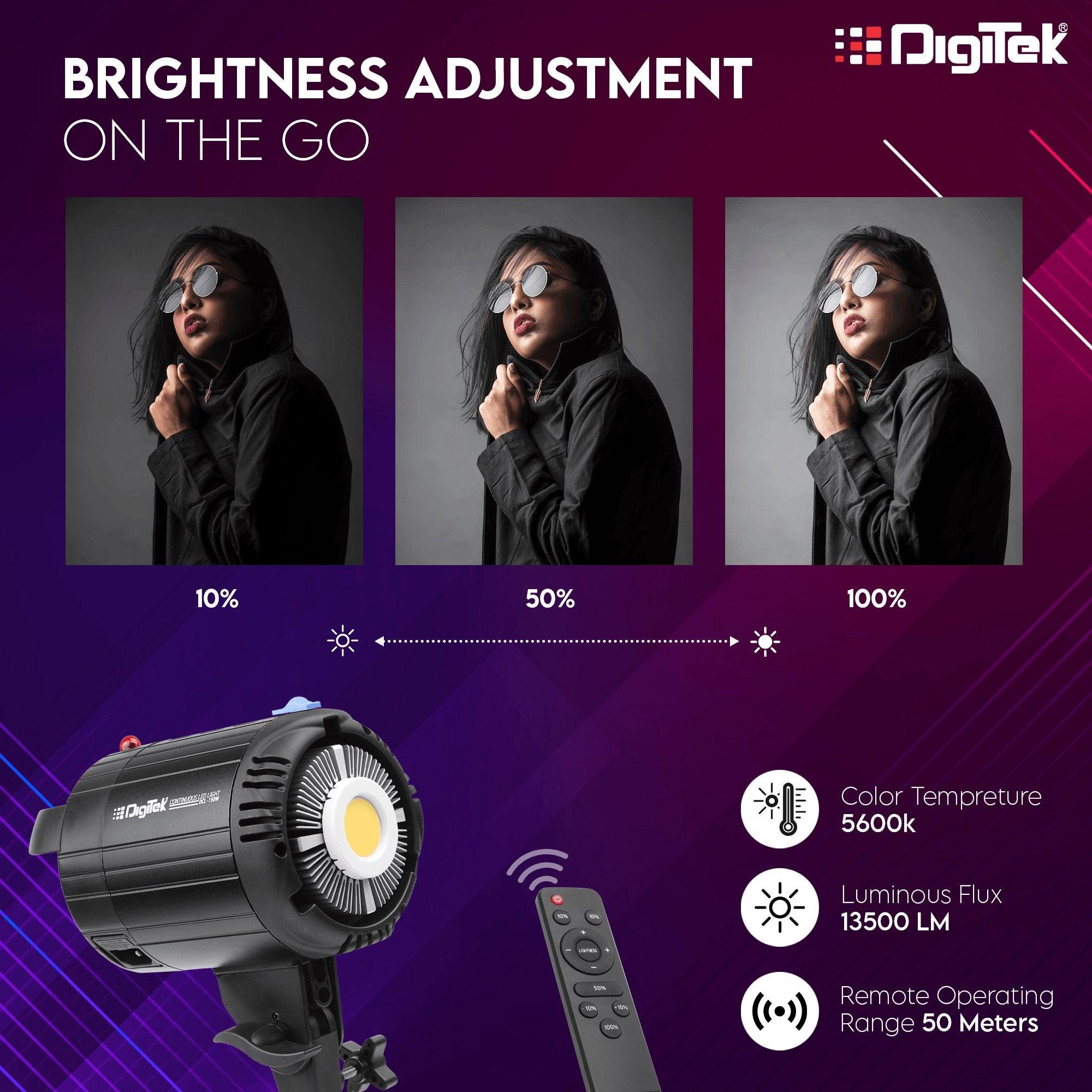 Buy Digitek DCL 150W Continuous LED Photo Video Light DCL 150W