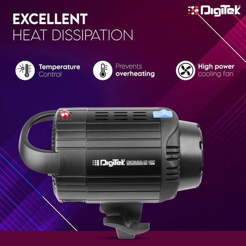 Digitek (DCL-150W) Continuous LED Photo/Video Light DCL-150W | Suitable for All Kinds of Small Production Photography / Power Saving & Environment Protection - Digitek