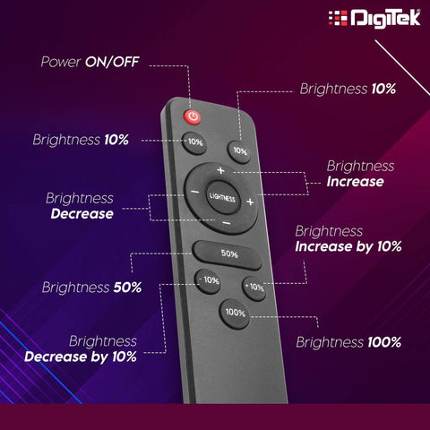 Digitek (DCL-150W) Continuous LED Photo/Video Light DCL-150W | Suitable for All Kinds of Small Production Photography / Power Saving & Environment Protection - Digitek