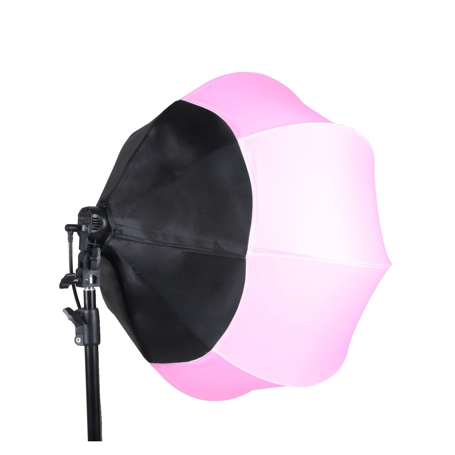 Digitek (DCL-150WB RGB) with Lantern Softbox Continuous LED Photo/Video Light Suitable for All Kinds of Small Production Photography / Power Saving & Environment Protection - Digitek