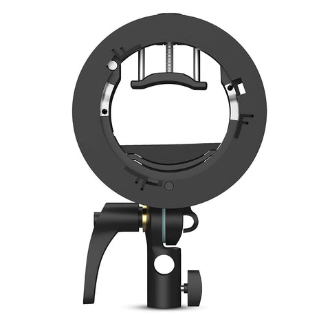 Digitek (DFSB-005) Multipurpose S2 Type Speedlite Bracket for Round and Regular Head & Bowens Mount Accessories Like Softbox, Reflector, Snoot, Photo Umbrella and Barndoor Kit, Proudly Make in India - Digitek