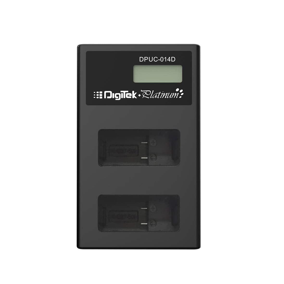 Digitek (DPUC 014D (LCD MU) for Hero 8 7 6 & 5 ) Platinum Charger DPUC 014D (LCD MU) for Hero 8 7 6 & 5 Battery - Digitek