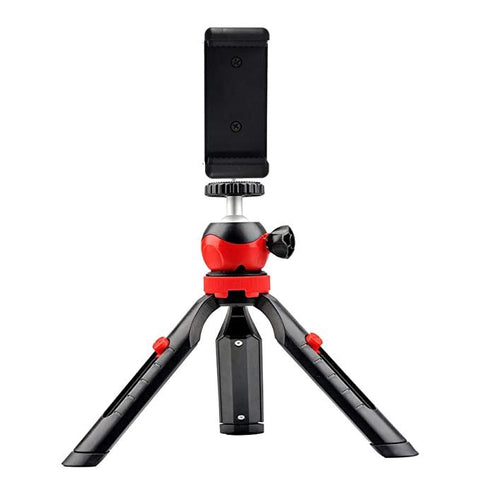 Digitek (DTR-200MT) (18 CM) Portable & Flexible Mini Tripod with Mobile Holder & 360 Degree Ball Head, For Smart Phones, Compact Cameras, GoPro, Maximum Operating Height: 7.87 Inch, Maximum Load Upto: 1 kgs - Digitek