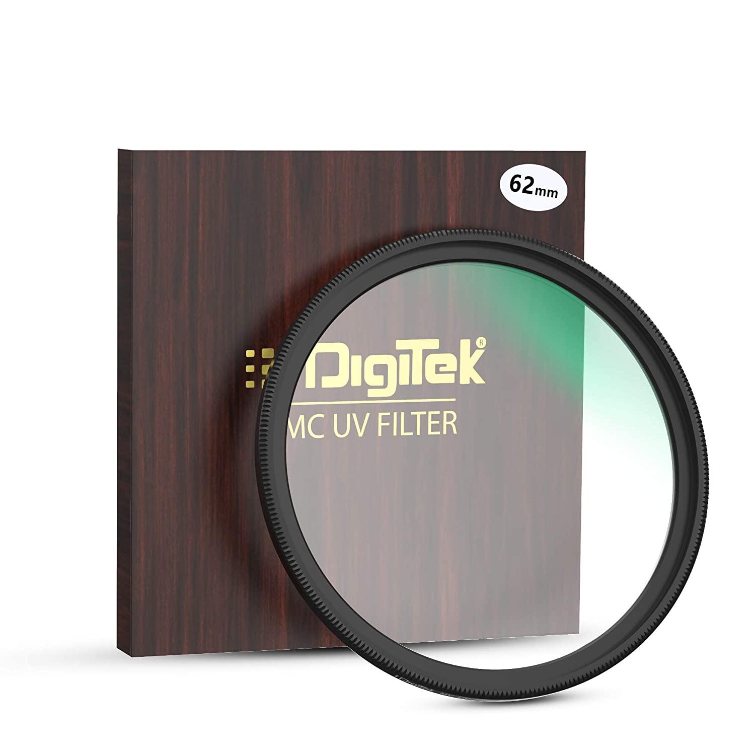 Digitek (MC UV MM) MC UV Filter with 16 Multi-Coated Layers for DSLR Camera Lens Protection from UV Rays, Dust & Scratches - Digitek