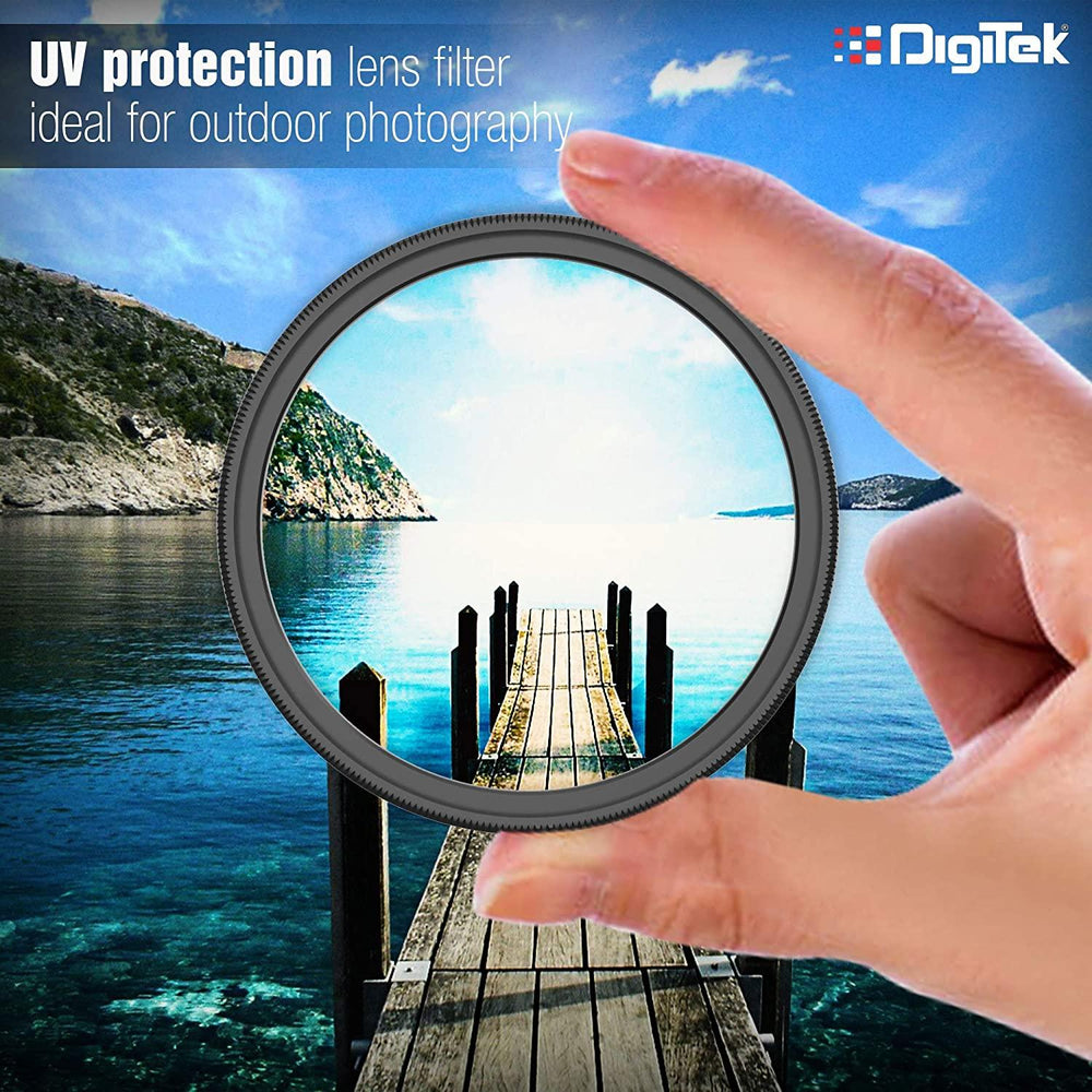 Buy Digitek UV Protection Lens Filter with Slim Frame for DSLR Camera ...