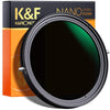 K&F Concept (ND2-ND32 ND Filter & CPL) Variable Fader ND2-ND32 ND Filter and CPL Circular Polarizing Filter 2 in 1 for Camera Lens Nano-X Spot Weather Sealed