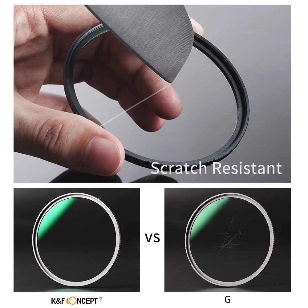 K&F Nano-X-MC UV Protection Filter Slim Frame with Multi-Resistant Coating for Camera Lens - Digitek