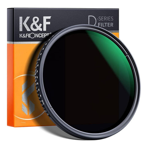 K&F (Nano-X ND8-ND2000 Filter) Concept Variable Neutral Density Nano-X ND8-ND2000 Filter for Camera Lenses with Multi-Resistant Coating, Waterproof - Digitek